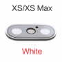 iPhone Xs / XsMax white стекло камеры в рамке (Артик.ГС-754)