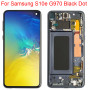 Samsung S10 E/G970 F Черный (Black) (ORG/Переклейка) дисплей в рамке (Арт-180)