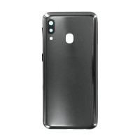 Samsung A20 E/A202 F Black (Черный) Крышка в сборе с окошками камеры (Артик.ГС-551) Samsung A20 E/A202 F Black (Черный) Крышка в сборе с окошками камеры (Артик.ГС-551)