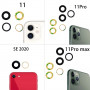 iPhone 11G/12G/12Mini (2in1) (Верхний+Нижний) стекло камеры (Артик.ГС-756)