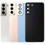 Samsung S22 Plus 5G / SM-S906 B (Premium) Cream/White (Белый) Стеклянная крышка в сборе с окошками камеры (Артик.ГС-546)