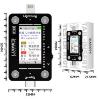 LuoWei RT01 (Type-C+Lightning) Тестер зарядного порта для телефона (Артик.ГС-901) LuoWei RT01 (Type-C+Lightning) Тестер зарядного порта для телефона (Артик.ГС-901)