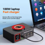 YCS S500 (140W) Зарядная станция с беспроводной зарядкой (Артик.ГС-901)
