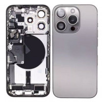 iPhone 15Pro (Premium) (1 SIM) Black Titanium (Черный титан) (CE/RU/A) (С надписью) Корпус (Артикул.ГС-593) iPhone 15Pro (Premium) (1 SIM) Black Titanium (Черный титан) (CE/RU/A) (С надписью) Корпус (Артикул.ГС-593)