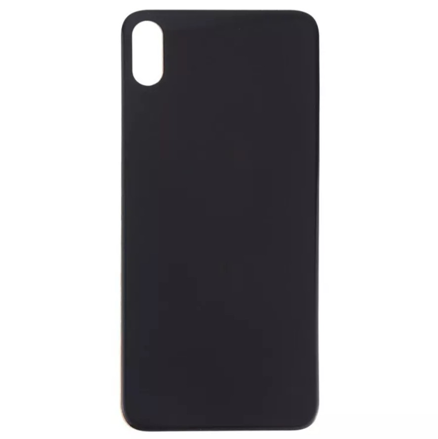 iPhone XS Black (Черный) Big (CE/RU/A) (Большой вырез/С надписью) Крышка (Артик.ГС-514)
