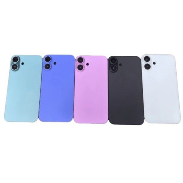 iPhone 16G (Premium) Black (Черный) Big (Большой вырез) Крышка в сборе с окошками камеры (Артик.ГС-509-2)