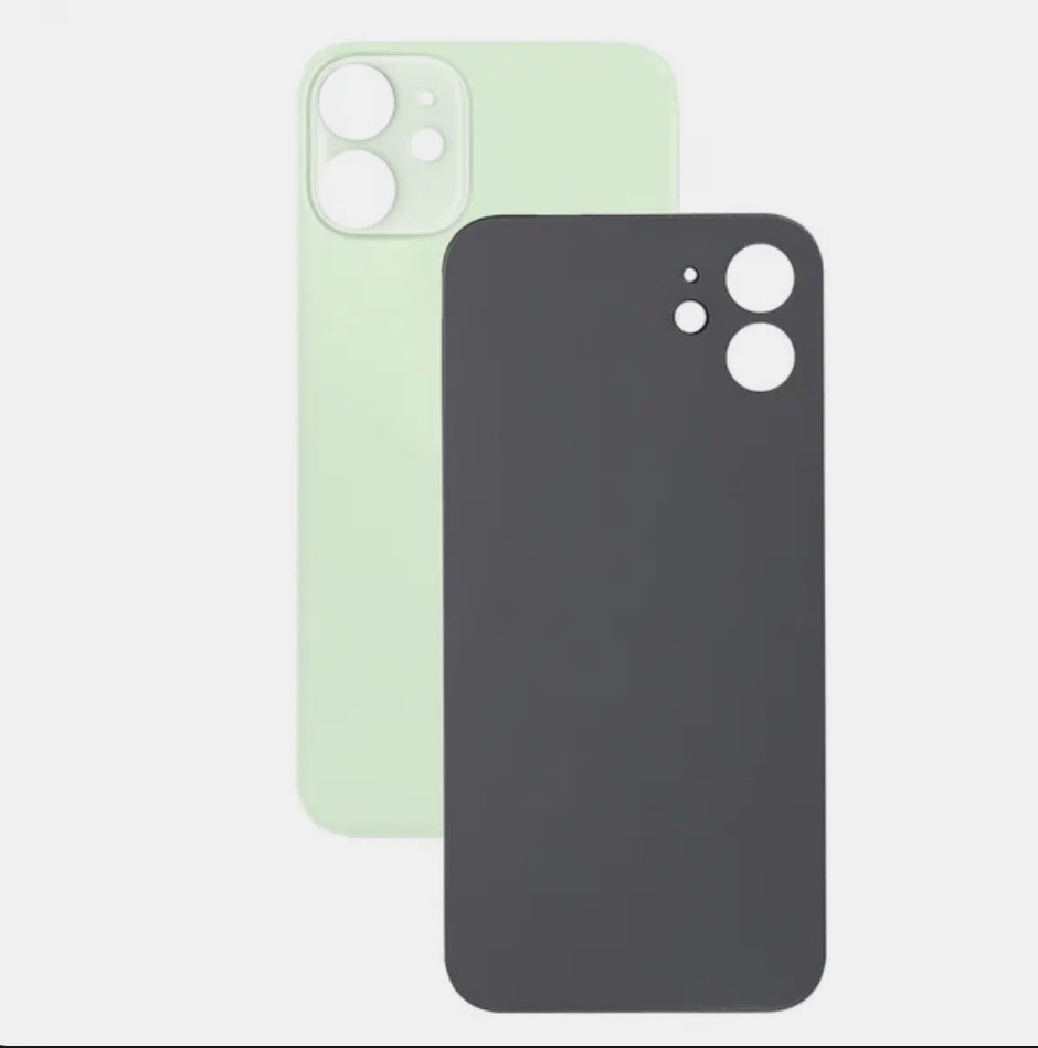 iPhone 12Mini (HQ) Green (Зеленый) Big (Большой вырез) Крышка (Артик.ГС-526)