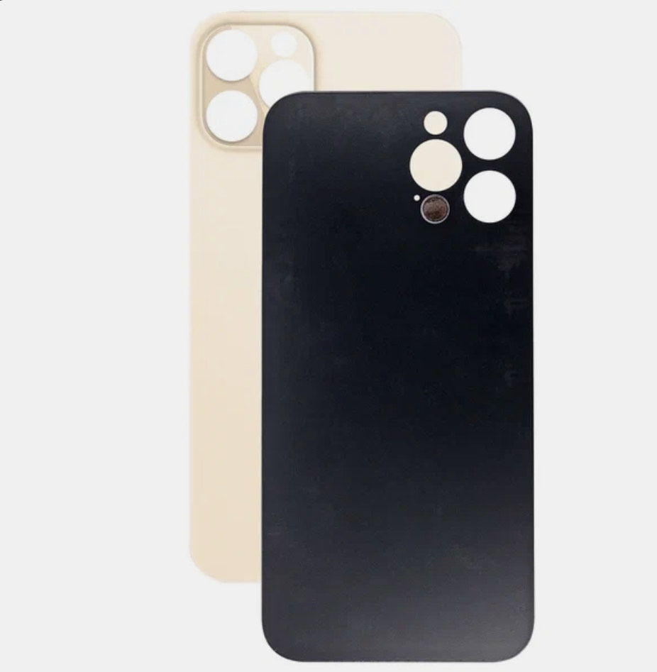 iPhone 12Pro (HQ) Gold (Золотой) Big (Большой вырез) Крышка (Артикул.ГС-521)